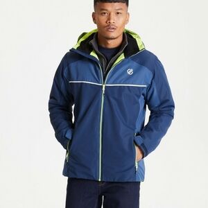 NEW DARE2B Observe Mens Snow Ski Board Jacket Nightfall Blue / Dark Demin Large